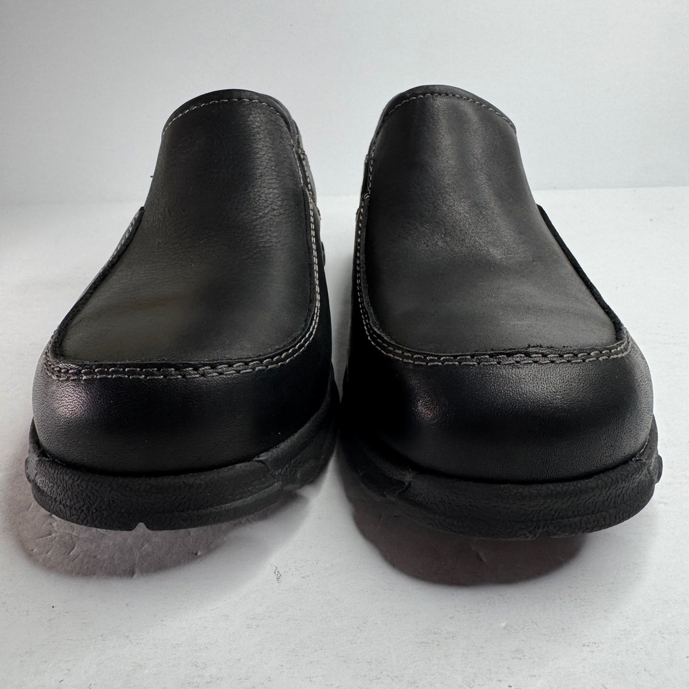 Carolina CA5672 Womens Black Leather Slip On Work Shoes Oil Slip Resistant 8 W - Picture 4 of 7